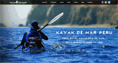 Desktop Screenshot of kayakdemarperu.com